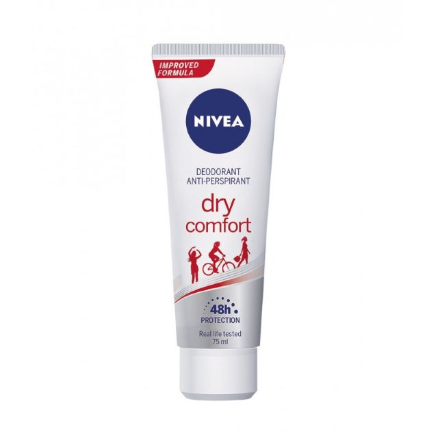 -*NIVEA DEO CREMA DRY COMF 75ML