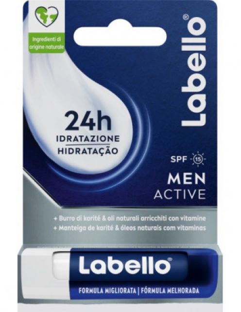 -*LABELLO STICK LABBRA MEN ACTIVE