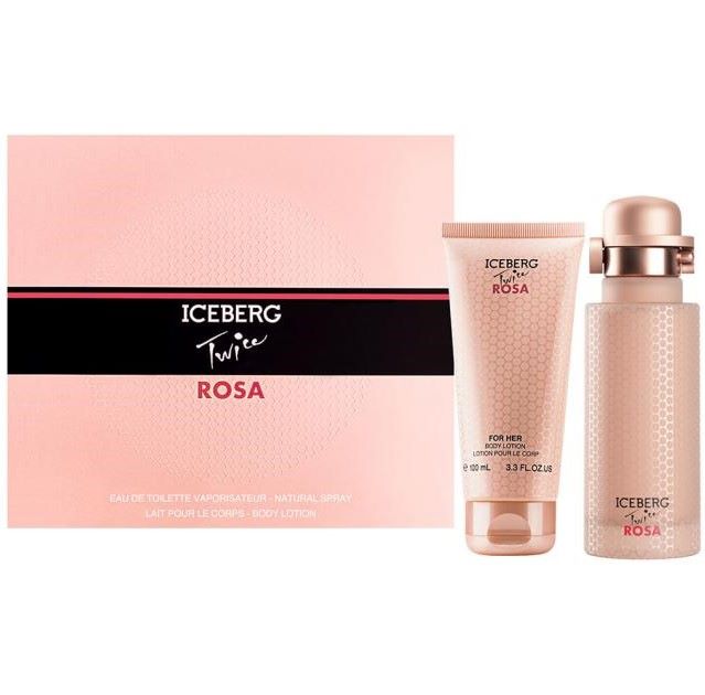 -ICEBERG TWICE ROSA EDT 125ML+LC100